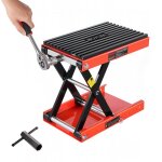 Table lvatrice pour moto - vevor - cric de moto  ciseaux capacit de 544 kg - lve - moto hauteur ...