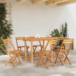 Table extensible de jardin - table ext�rieur 110 - 160x80x75 cm bois de teck solide shl755042