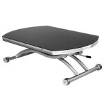 Table extensible relevable colombia noir
