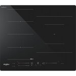 Table induction - whirlpool - wfs9860cpne - noir - lectrique - 59 cm