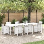 Table de jardin - 300x100 cm - plastique synth�tique - r�sistante aux intemp�ries - 10 personnes