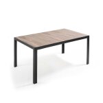 Table de jardin en aluminium et c�ramique 8 places 166 cm tivoli oviala