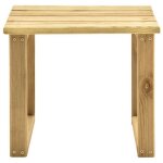 Table de jardin table de balcon vidaxl 30x30x26 cm bois de pin impr�gn� t24