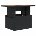 Table de jardintable dextrieur noir 100x55x73 cm rsine tresse et bois acacia 2066031 frenchdays