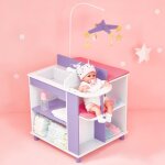 Table  langer poupe, teamson kids, blanc / 58 x 48 x 98