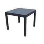 Table louis extensible 4  6 places aluminium - cezare