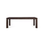 Table � manger - bois de manguier - 230 cm - finition noyer - style ethnique