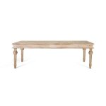 Table  manger - bois de manguier massif - 240cm - finition patine - style ethnique