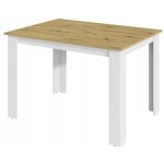 Table à manger extensible chêne artisanal - résistante aux rayures et à lhumidité - 170x80x75 cm Table à manger extensible chêne artisanal - résistante aux rayures et à lhumidité - 170x80x75 cm