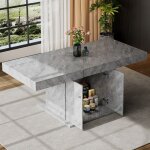 Table à manger extensible de couleur chaude épaissie de deuxième génération l140 180 * w80 * h76cm table ... Table à manger extensible de couleur chaude épaissie de deuxième génération l140 180 * w80 * h76cm table ...