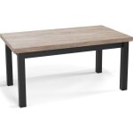 Table à manger extensible ? gemini ? rectangulaire ? style moderne ? chêne sonoma ? pieds bois noir ? ... Table à manger extensible ? gemini ? rectangulaire ? style moderne ? chêne sonoma ? pieds bois noir ? ...
