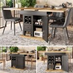 Table a manger extensible porte - bouteilles et tiroirs table de cuisine 4 à 6 personnestable carrée ... Table a manger extensible porte - bouteilles et tiroirs table de cuisine 4 à 6 personnestable carrée ...