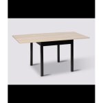 Table  manger extensible  rabat 2  6 places - longueur 80 - 152 x largeur 80 x hauteur 75 cm
