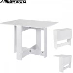 Table � manger - mengda - table pliante panneaux de particules - extensible salle � manger - rectangulaire ...