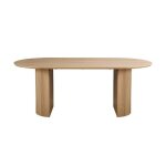 Table à manger ovale vagos ? 200 x 100 cm ? coloris chêne naturel ? design contemporain et chaleureux ... Table à manger ovale vagos ? 200 x 100 cm ? coloris chêne naturel ? design contemporain et chaleureux ...