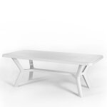 Table rectangulaire - samuel - extrieure - polypropylne renforc - 8 personnes - design moderne