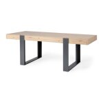 Table à manger - rectangulaire - panneaux de particules - industriel - loft - l 2239 x p 93 x h 786 cm ... Table à manger - rectangulaire - panneaux de particules - industriel - loft - l 2239 x p 93 x h 786 cm ...