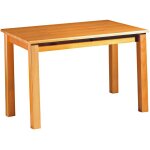 Table à manger rectangulaire en pin massif coloris miel - longueur 120 x profondeur 80 x hauteur 73 cm ... Table à manger rectangulaire en pin massif coloris miel - longueur 120 x profondeur 80 x hauteur 73 cm ...