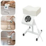 Table de manucure pour pieds blanc - tabouret de manucure - tabouret pour pdicure avec aspirateur table ...