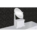 Meilleures table de maquillage / chambre coiffeuse avec miroir - pivotant ovale mdf - hz903196 Meilleures table de maquillage / chambre coiffeuse avec miroir - pivotant ovale mdf - hz903196