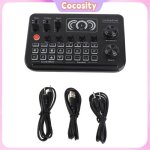 Table de mixage carte son en direct et interface pour streaming podcasting jeux enregistrement