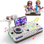 Table de mixage dj pour enfants dj mixer controller de 3 - 10 ans avec micro 100 + effets sonores jouet ...