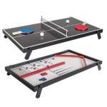 Table multi - jeux 2 en 1 table de ping - pong 40 pouces + table de sable jeu interactif parent - enfant ...