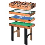 Table multi - jeux 4 en 1 baby - foot hockey tennis billard table de jeu multifonctionnelle 87x43x73cm ... Table multi - jeux 4 en 1 baby - foot hockey tennis billard table de jeu multifonctionnelle 87x43x73cm ...
