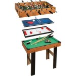 Table multi - jeux - colorbaby - 85328 - 4 en 1 - bois robuste - 73 cm de hauteur
