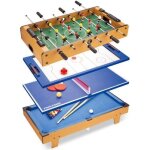 Table multi - jeux - nuo - baby - foot billard ping pong hockey - mixte - intrieur - bois