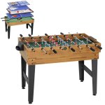 Table multijeux 13 en 1 - sportnow - baby - foot billard ping - pong hockey checs etc. pour enfants ...
