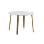 Table panneau de fibres de moyenne densit 110 cm diamtre - ref. 8324