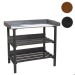 Table  plantes hwc - o14 86x92x41cm anthracite