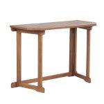 Table pliante balcon bois acacia 110 x 47 cm treia