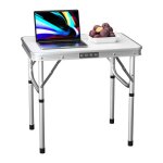 Table pliante � hauteur r�glable peut �tre utilis�e pour le camping la plage le jardin le lit