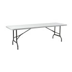 Table de r�ception pliante - innovaxe - rectangulaire - pieds r�tractables - 240 cm