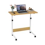Table roulante de lit canap� pour ordinateur portabletable dappoint hauteur r�glable80x40x62 - 90 cmcouleur ...
