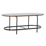 Table de salle  manger - non spcifi - 99. 5 x 50 x 40 cm - bois verre fer - noir - rectangulaire