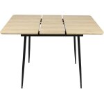 Table de salle à manger extensible 120 - 160 cm - table à manger 4 / 6 places - table rectangulaire - ... Table de salle à manger extensible 120 - 160 cm - table à manger 4 / 6 places - table rectangulaire - ...