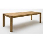 Table de salle à manger extensible en bois hêtre massif huilé chêne sauvage - longueur 160 - 250 x hauteur ... Table de salle à manger extensible en bois hêtre massif huilé chêne sauvage - longueur 160 - 250 x hauteur ...