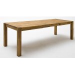 Table de salle à manger extensible en bois hêtre massif huilé chêne sauvage - longueur 200 - 300 x hauteur ... Table de salle à manger extensible en bois hêtre massif huilé chêne sauvage - longueur 200 - 300 x hauteur ...