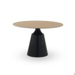 Table de salle � manger ronde 120 diam. avec plateau en c�ramique