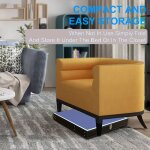 Table de tennis de table pliable 137. 2cm / 4. 5ft table de ping pong portable avec filet 2 palettes ...