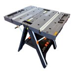 Table de travail pliante - worx - pegasus wx051 - multifonctions - 78x63 cm - charge 450 kg