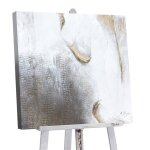 Tableau abstrait contemporain toile peint a la main shein decoration murale 100x100cm