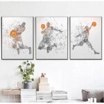 Tableau basket - ball dunk action peintures decoration affiche murale art chambre salon sur toile décor ... Tableau basket - ball dunk action peintures decoration affiche murale art chambre salon sur toile décor ...