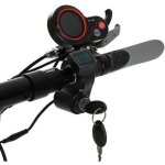 Tableau de bord pour trottinette �lectrique - kugoo kirin m4 et m4 pro - noir - 6 aiguilles noir ampoule ...