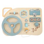Tableau dactivits de volant tableau de bord interactif en bois pour enfants
