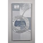 Tableau dco modern 31 - toile peinte  la main - 30 x 60 x 3 cm