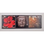 Tableau dco zen 1 - impression sur toile - 30 x 90 x 3 cm